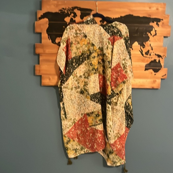 Three Bird Nest - Garden Fairy Floral Kimono - NWOT O/S - Picture 4 of 4